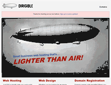 Tablet Screenshot of dirigible.us